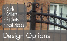 Design Options curls collars baskets post heads
